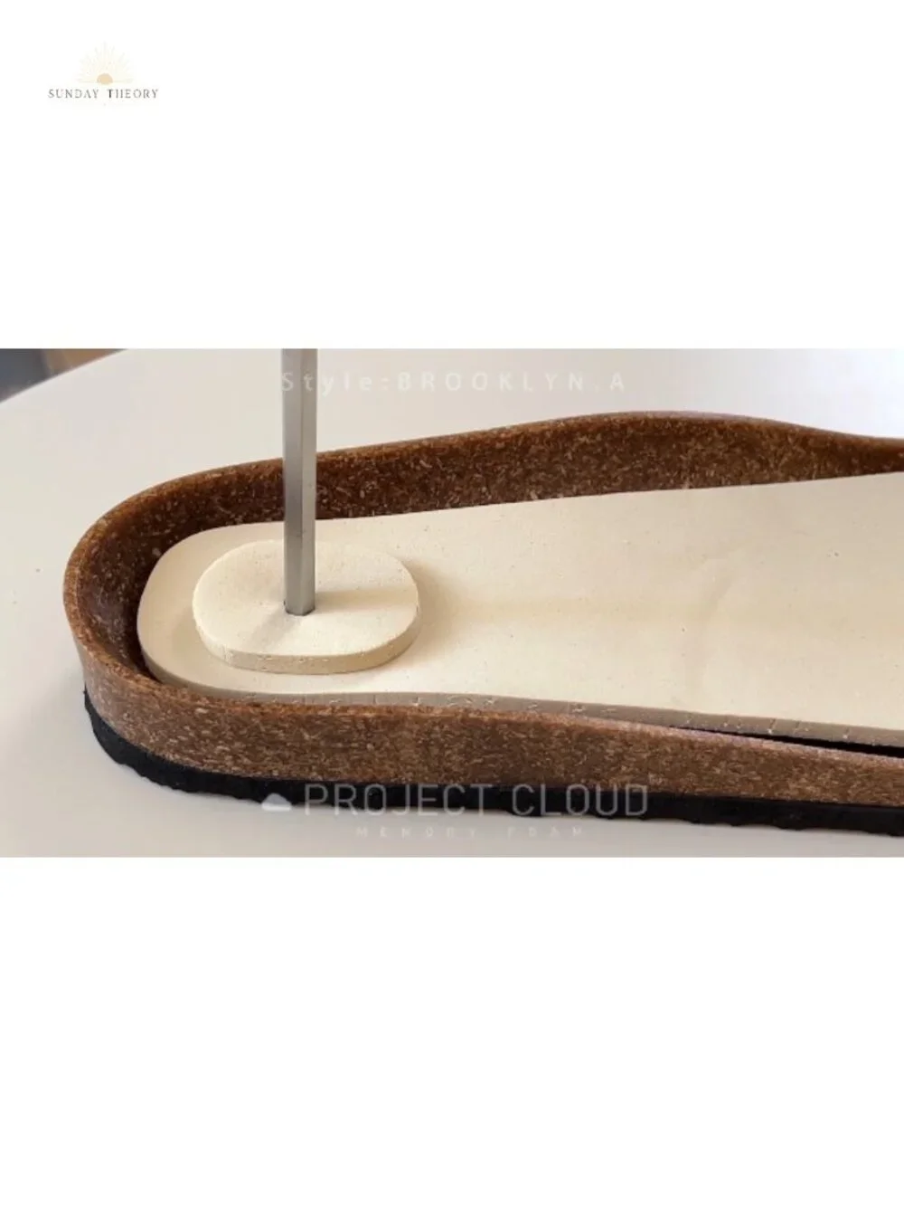 Genuine Full Grain Leather Clogs for Men - Memory Foam Non-Slip Rubber Sole